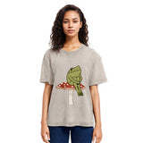 Tokyosol Frog on Mushroom Washed T-Shirt