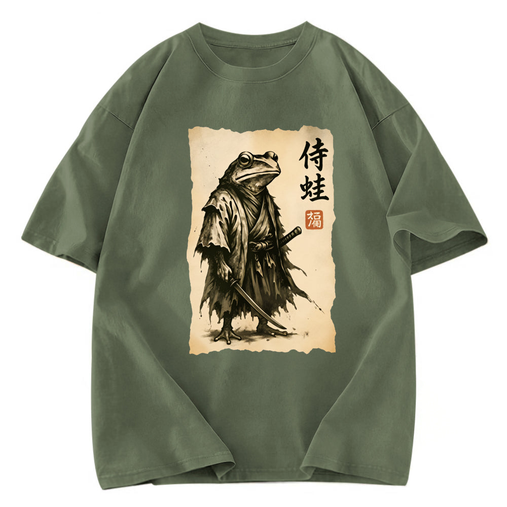 Tokyosol Samurai Frog Washed T-Shirt