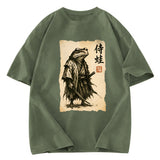 Tokyosol Samurai Frog Washed T-Shirt