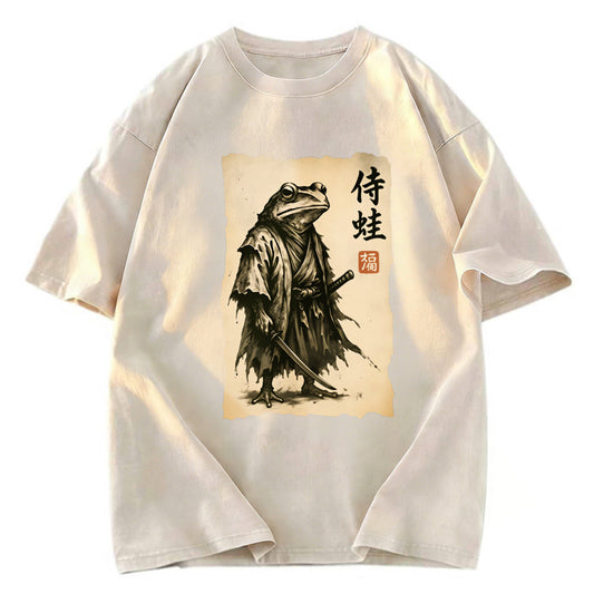 Tokyosol Samurai Frog Washed T-Shirt