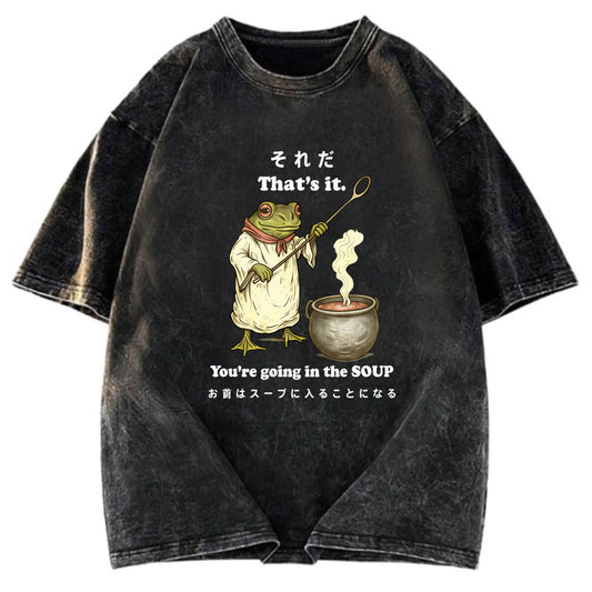 Tokyosol You're Going in the Soup Washed T-Shirt