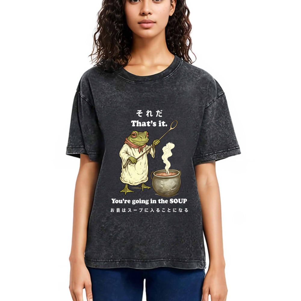 Tokyosol You're Going in the Soup Washed T-Shirt