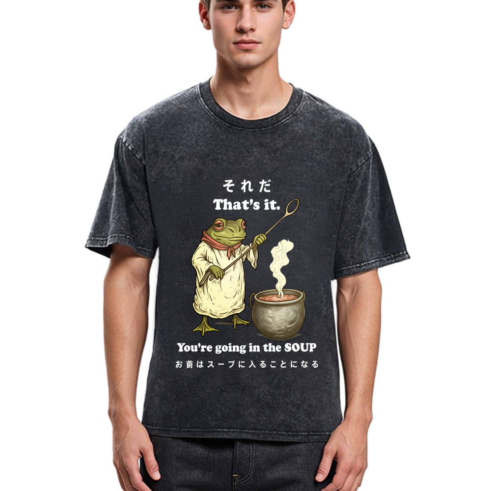 Tokyosol You're Going in the Soup Washed T-Shirt