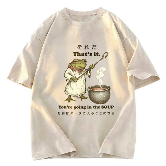 Tokyosol You're Going in the Soup Washed T-Shirt