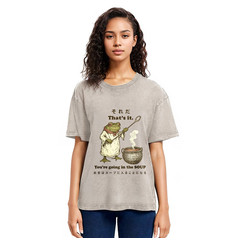 Tokyosol You're Going in the Soup Washed T-Shirt