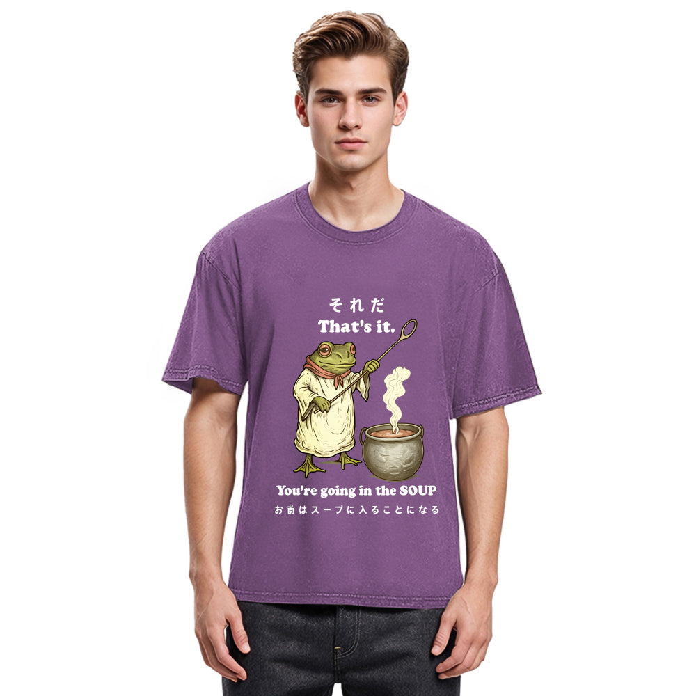Tokyosol You're Going in the Soup Washed T-Shirt