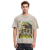 Tokyosol Vintage Funny Frog Washed T-Shirt