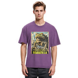 Tokyosol Vintage Funny Frog Washed T-Shirt