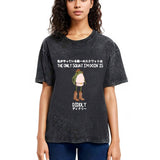 Tokyosol The Only Squat I'm Doin' Is Diddly Funny Cowboy Frog Washed T-Shirt
