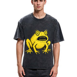 Tokyosol Horrible Japanese Frog Vintage Washed T-Shirt