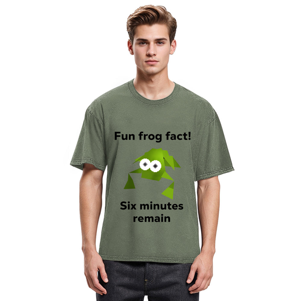 Tokyosol Funny Frog Kanji Washed T-Shirt