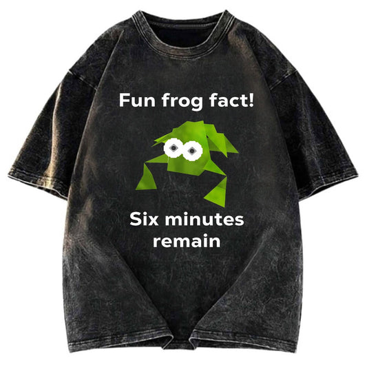 Tokyosol Funny Frog Kanji Washed T-Shirt