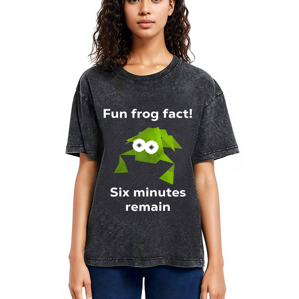 Tokyosol Funny Frog Kanji Washed T-Shirt