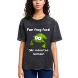 Tokyosol Funny Frog Kanji Washed T-Shirt