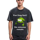 Tokyosol Funny Frog Kanji Washed T-Shirt