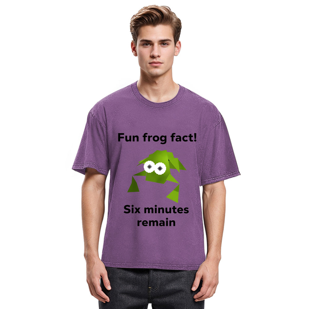 Tokyosol Funny Frog Kanji Washed T-Shirt