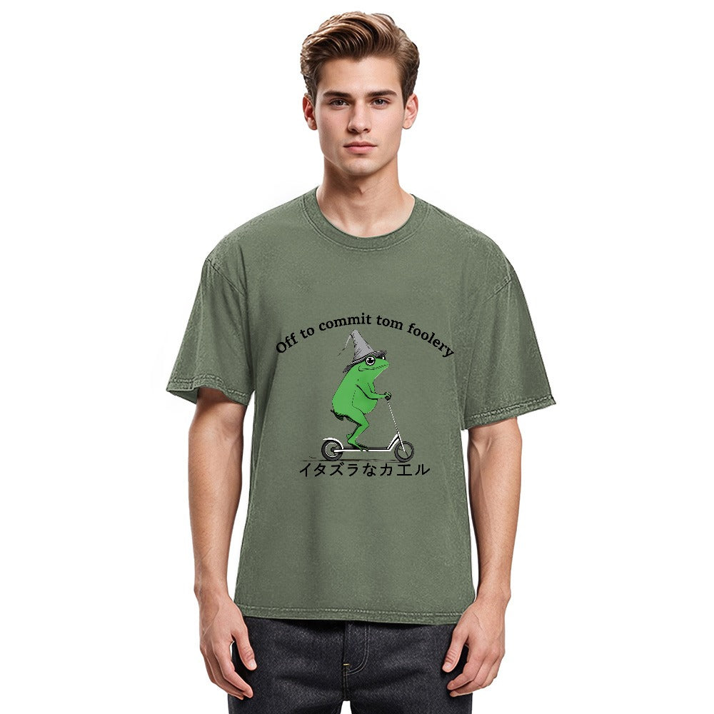 Tokyosol Stupid Frog Washed T-Shirt