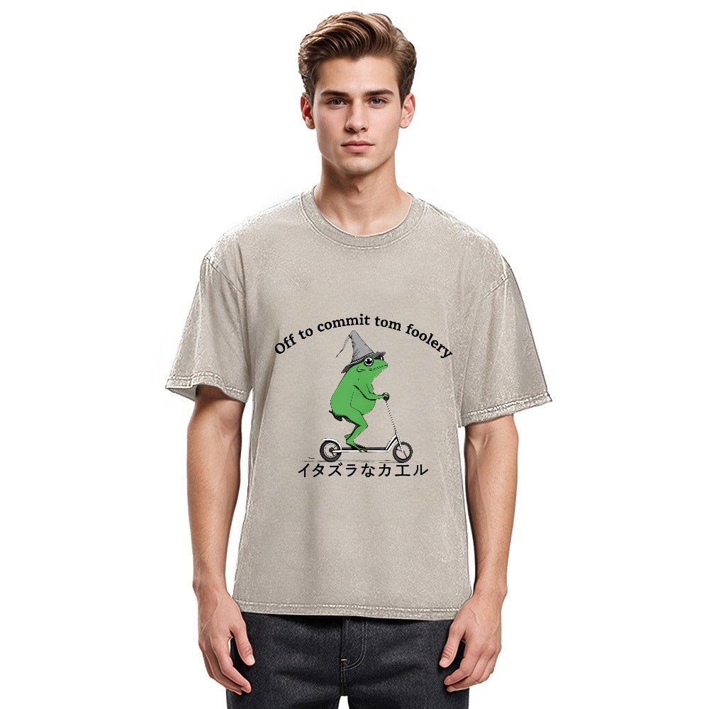 Tokyosol Stupid Frog Washed T-Shirt