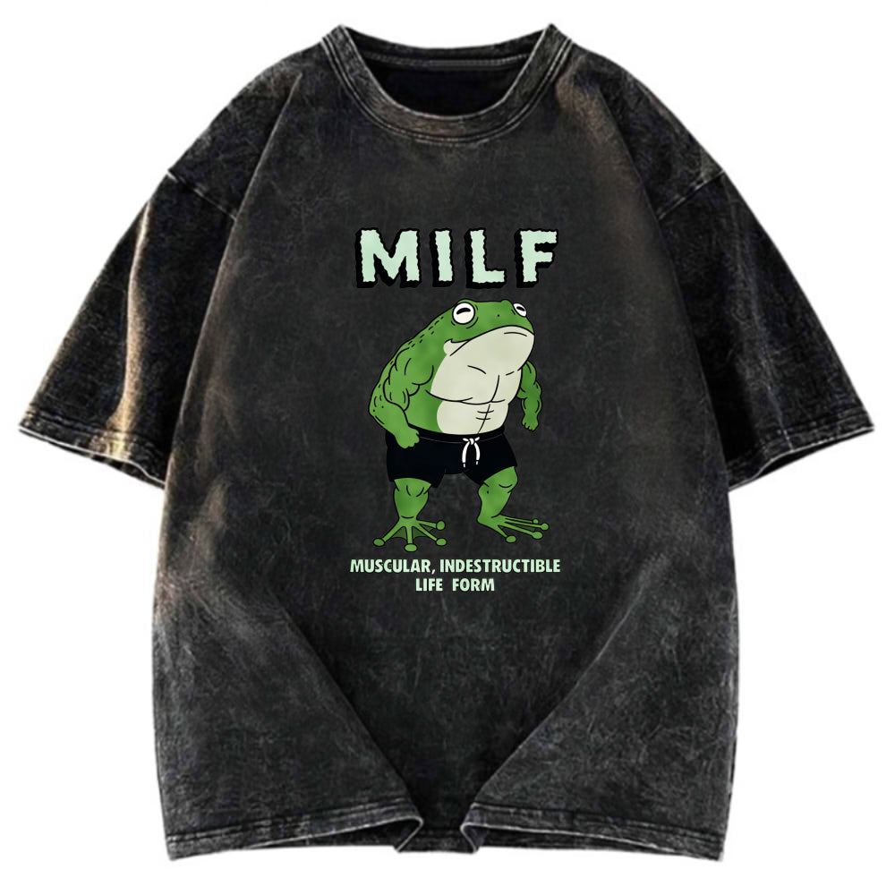 Tokyosol MILF Frog Washed T-Shirt