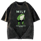 Tokyosol MILF Frog Washed T-Shirt