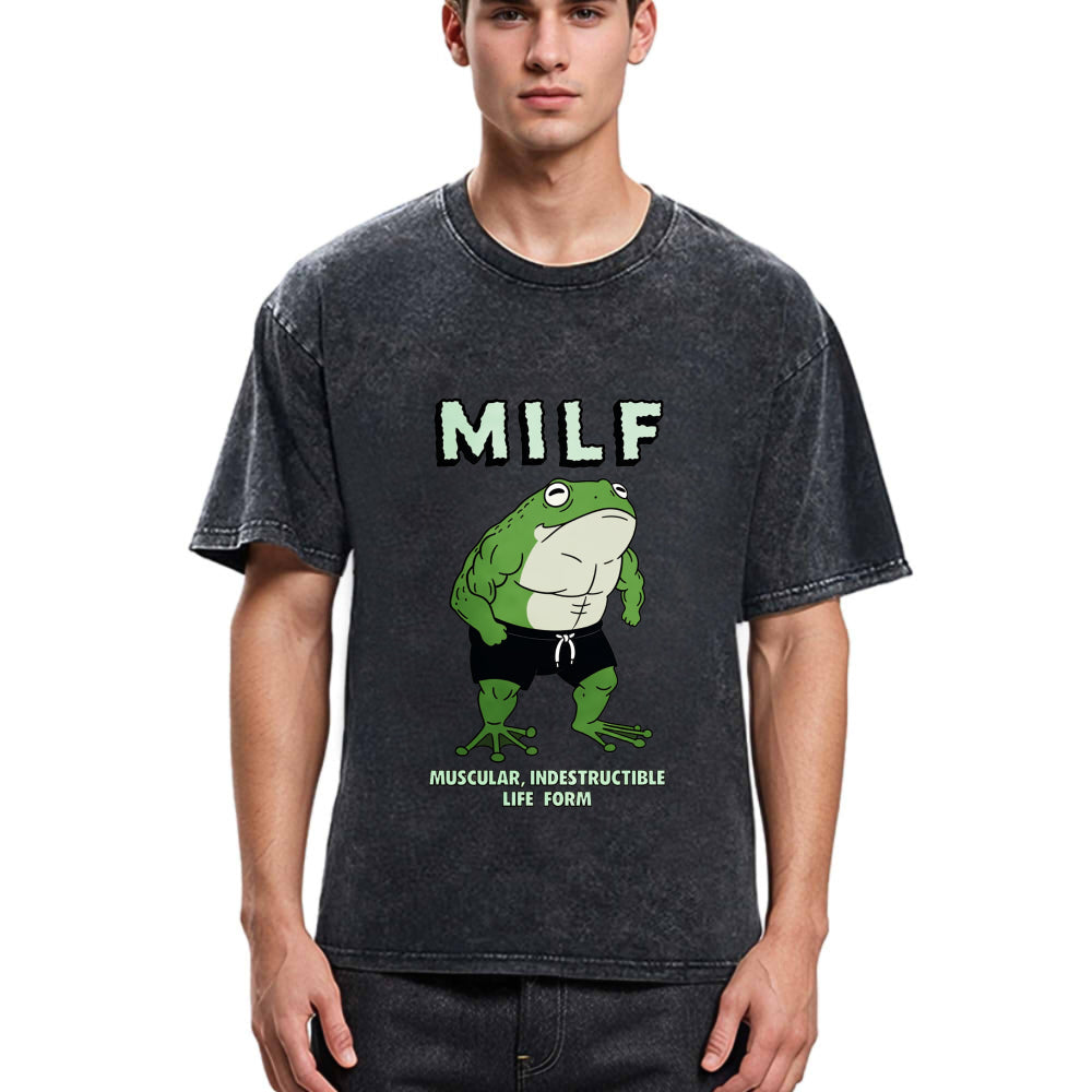Tokyosol MILF Frog Washed T-Shirt