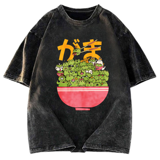 Tokyosol Frog Bowl Washed T-Shirt