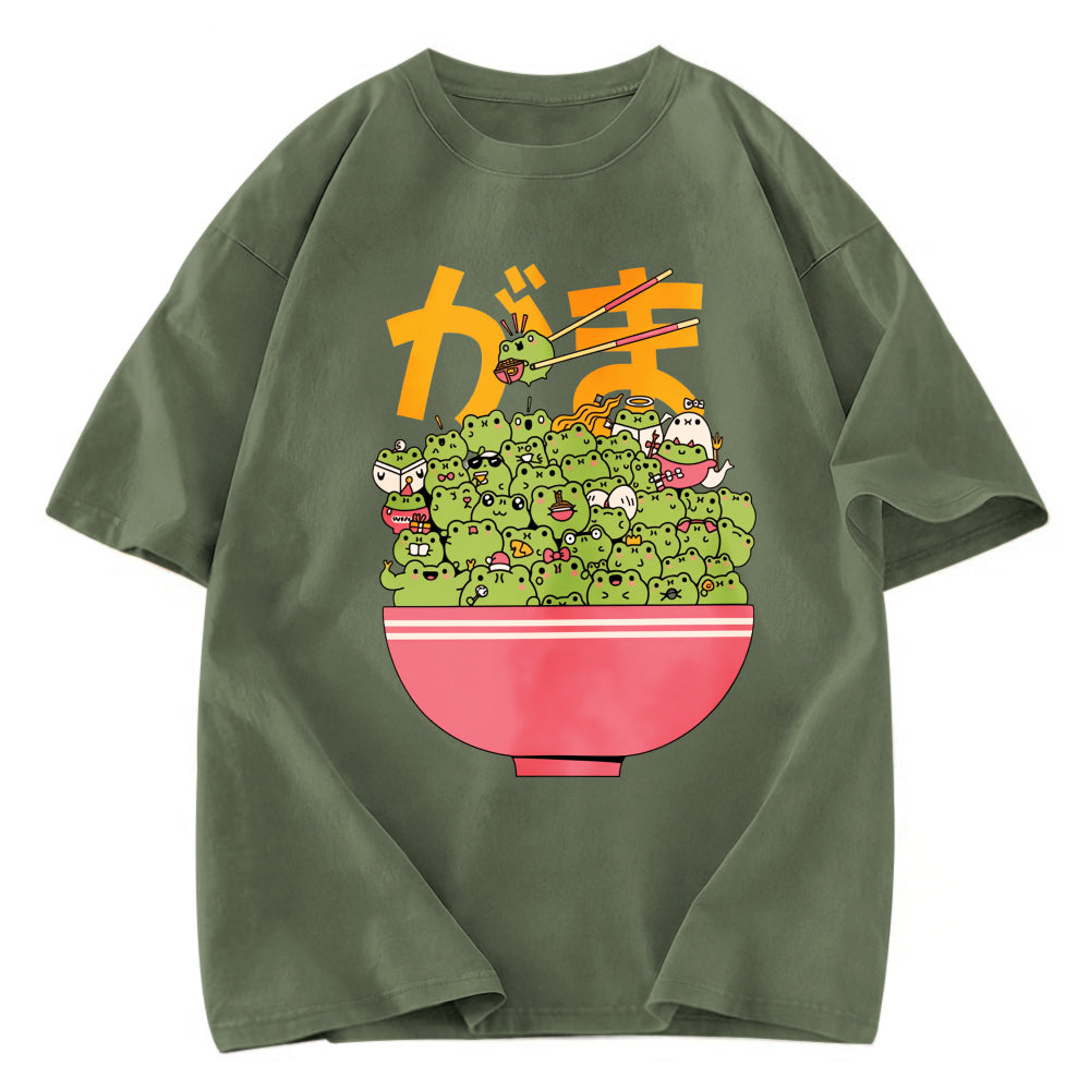 Tokyosol Frog Bowl Washed T-Shirt