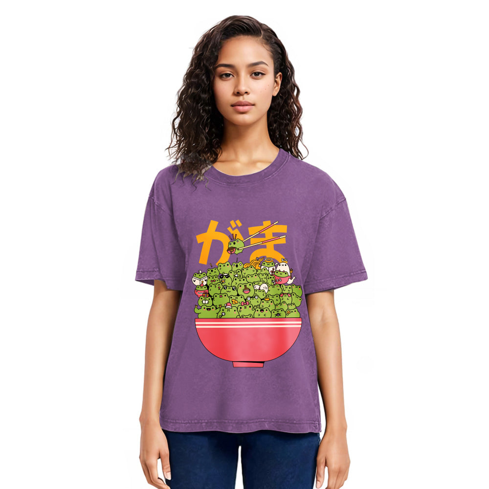 Tokyosol Frog Bowl Washed T-Shirt