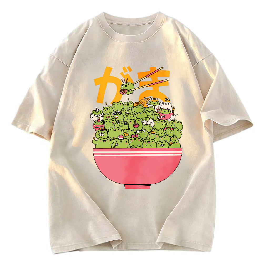 Tokyosol Frog Bowl Washed T-Shirt