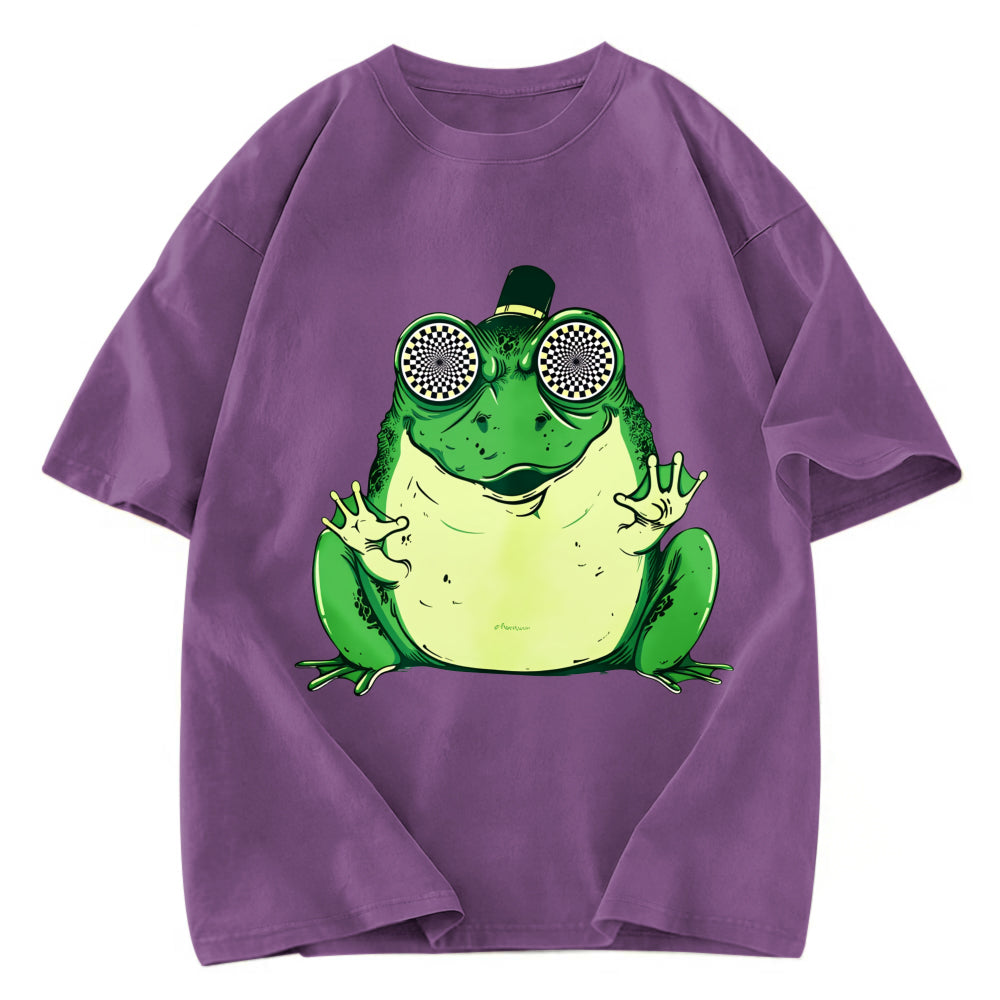 Tokyosol Hipnogenic Star Hypnotize Frog Washed T-Shirt