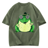 Tokyosol Hipnogenic Star Hypnotize Frog Washed T-Shirt