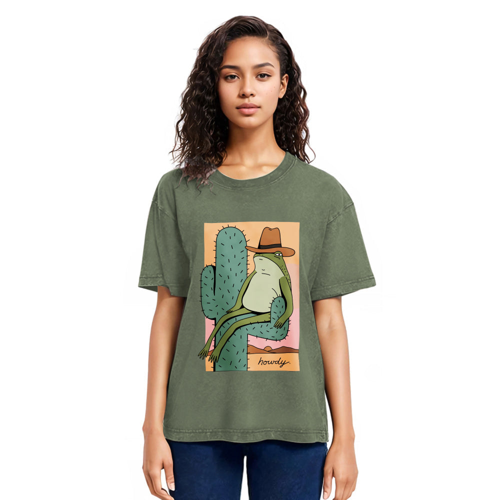 Tokyosol Cowboy Frog Washed T-Shirt