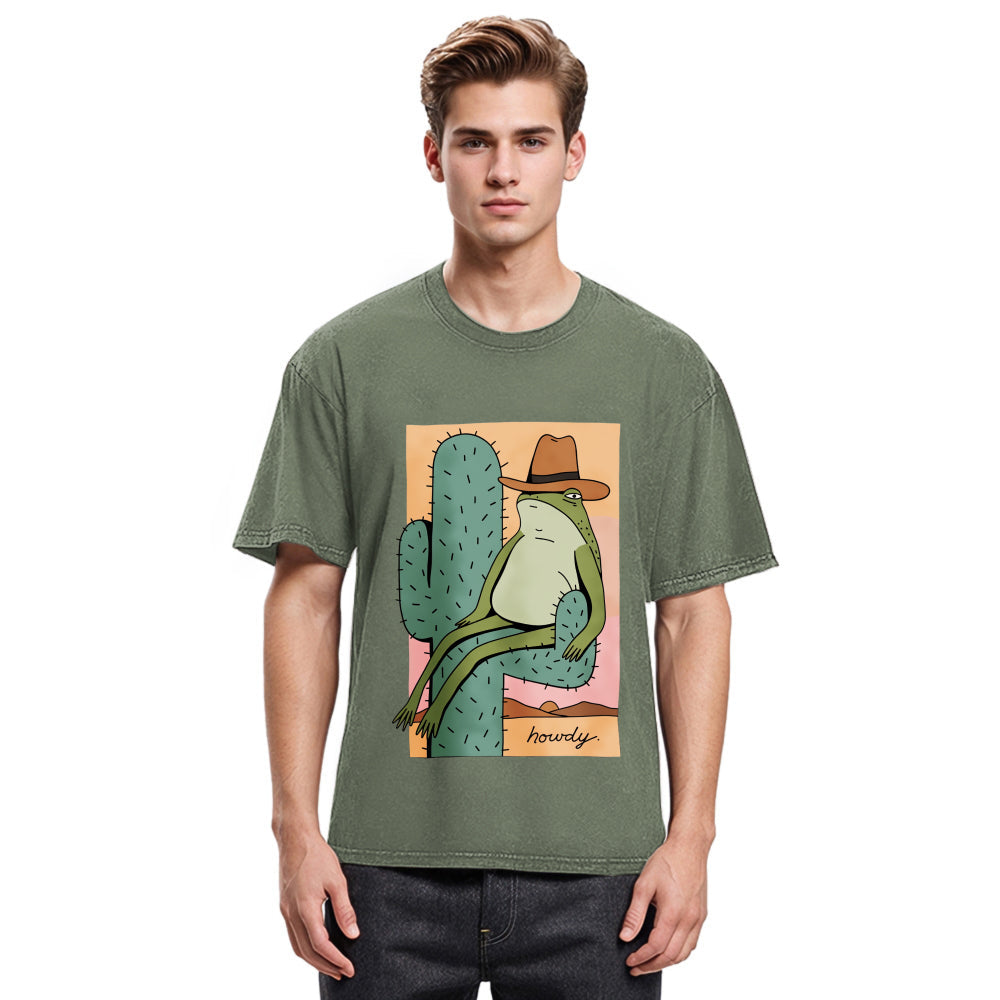 Tokyosol Cowboy Frog Washed T-Shirt
