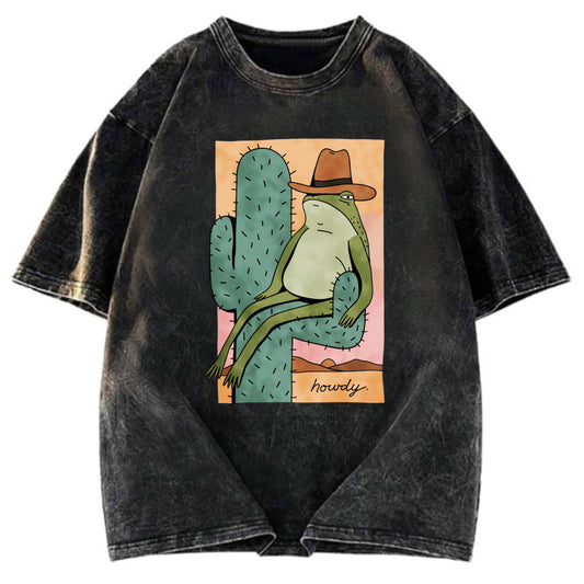 Tokyosol Cowboy Frog Washed T-Shirt