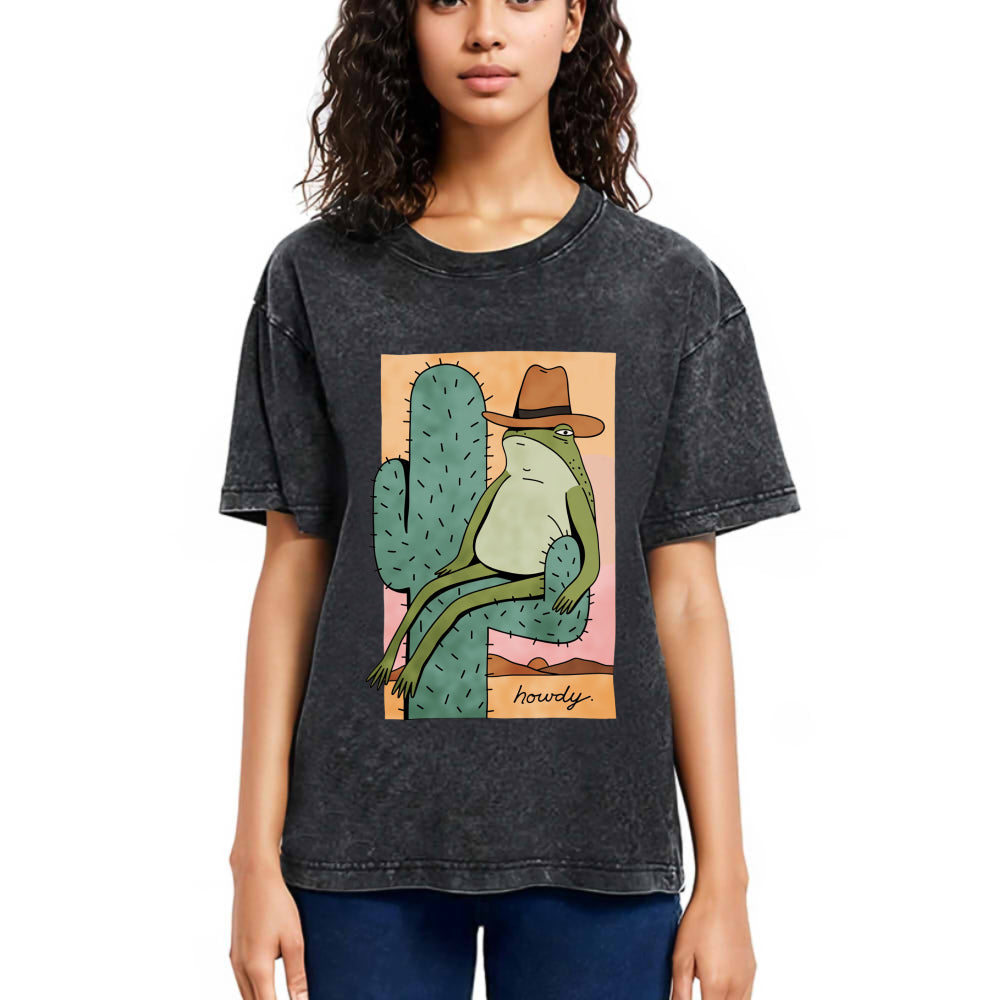 Tokyosol Cowboy Frog Washed T-Shirt