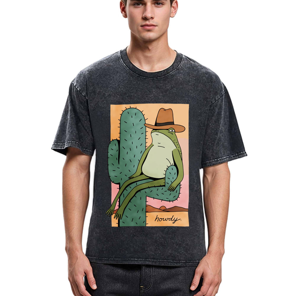 Tokyosol Cowboy Frog Washed T-Shirt