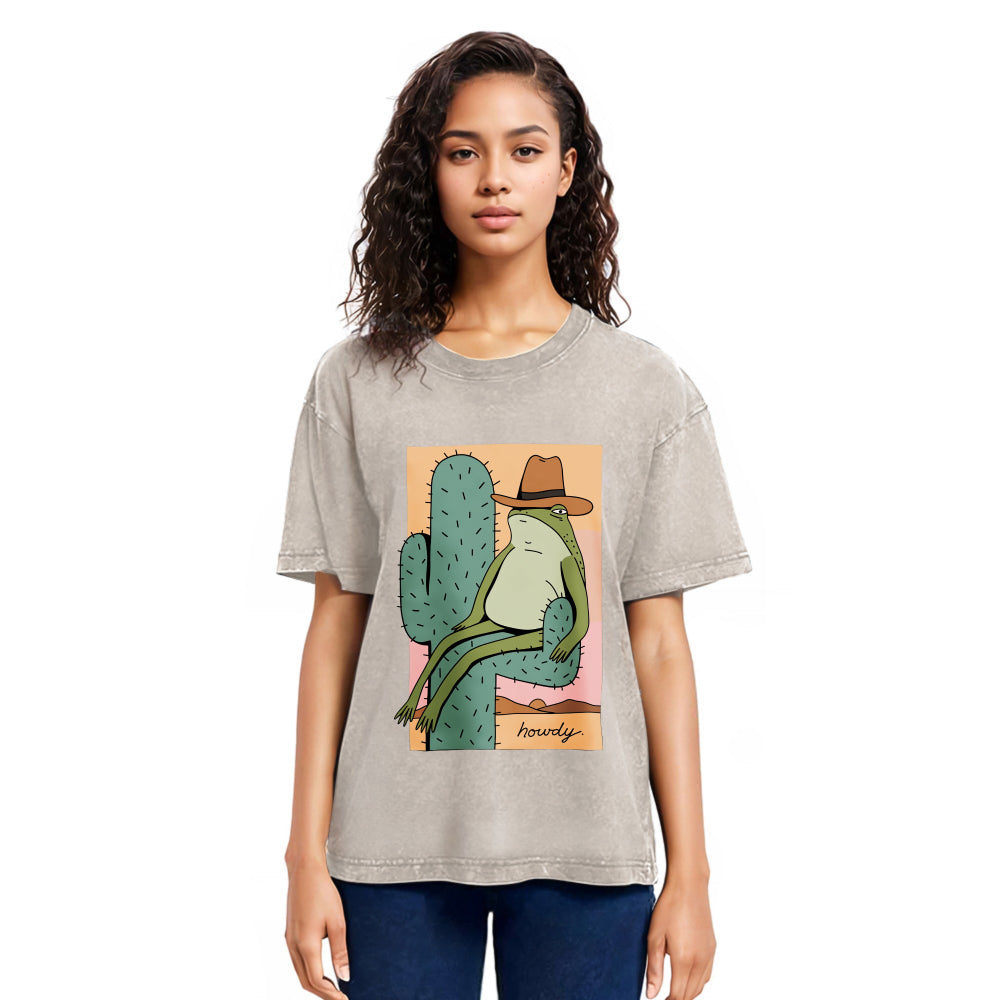Tokyosol Cowboy Frog Washed T-Shirt