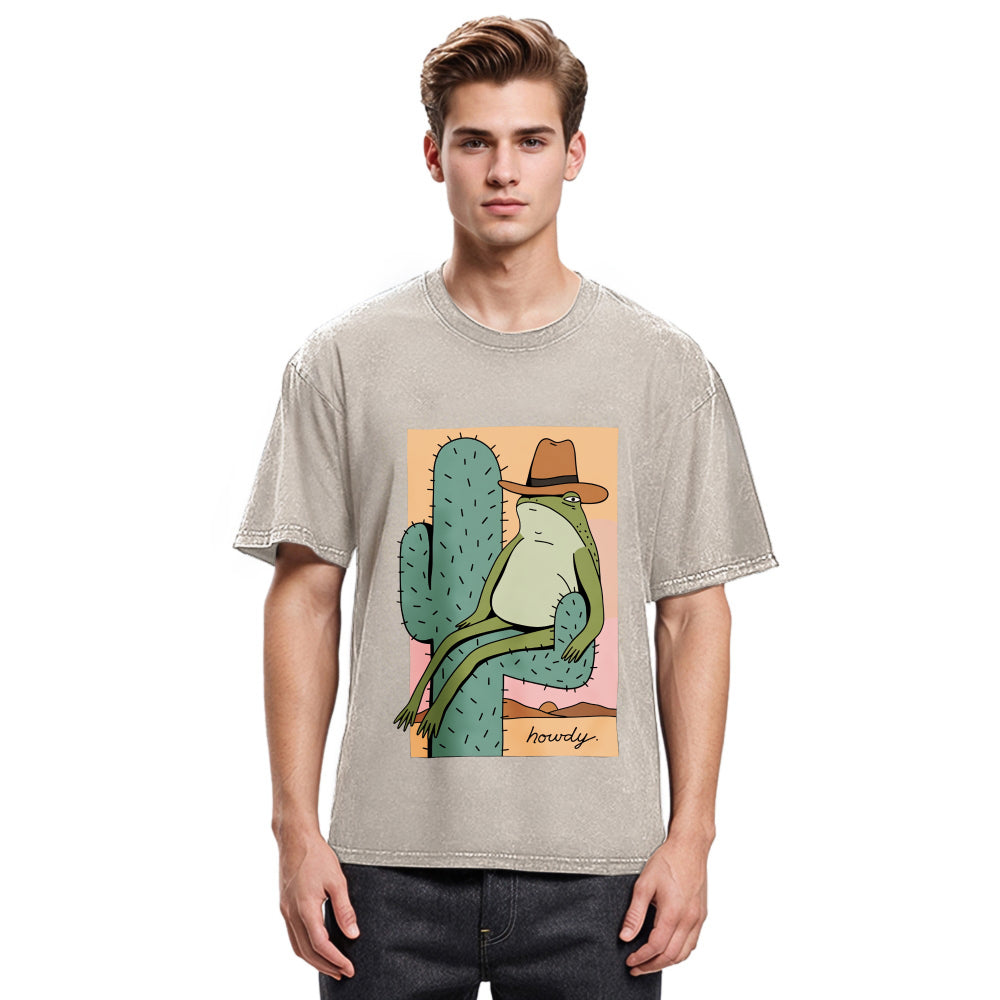 Tokyosol Cowboy Frog Washed T-Shirt