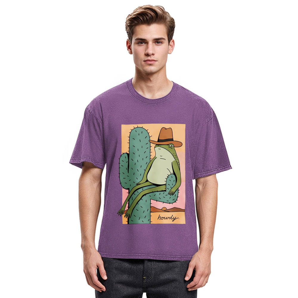 Tokyosol Cowboy Frog Washed T-Shirt