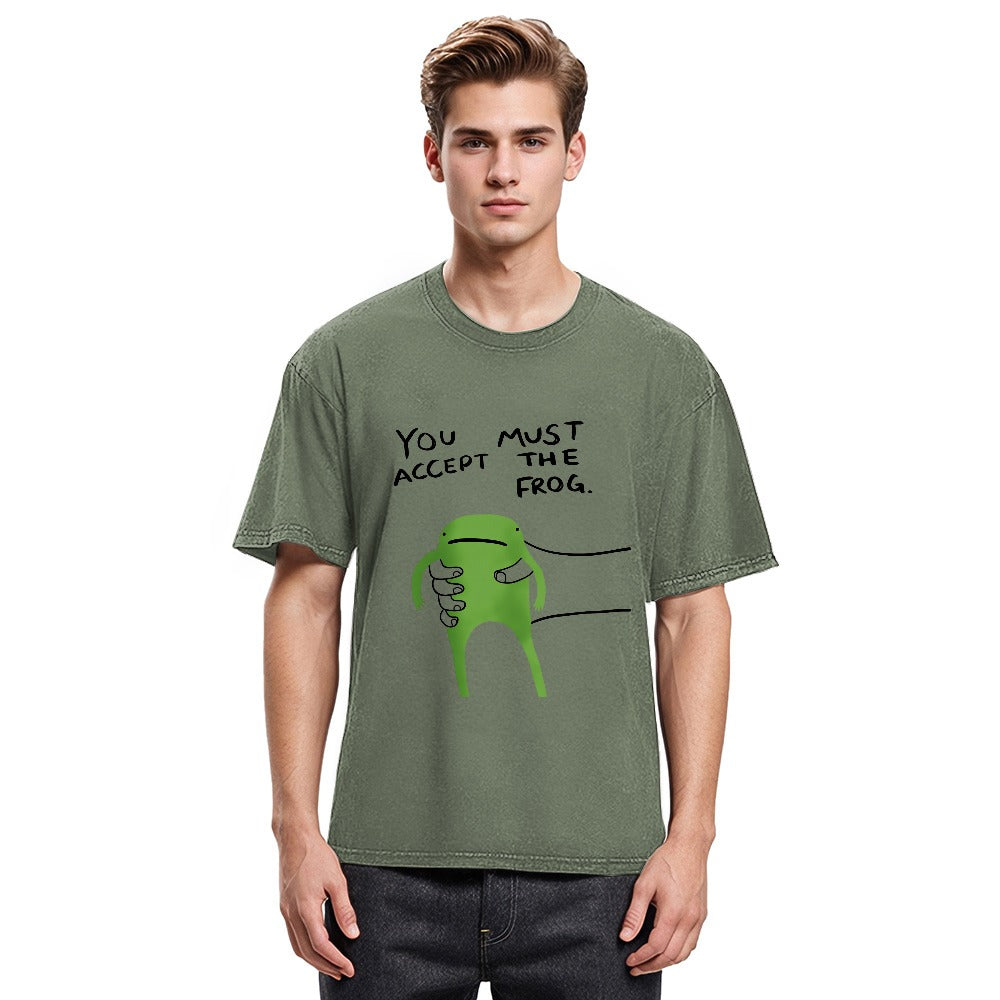 Tokyosol Give You Frog Washed T-Shirt