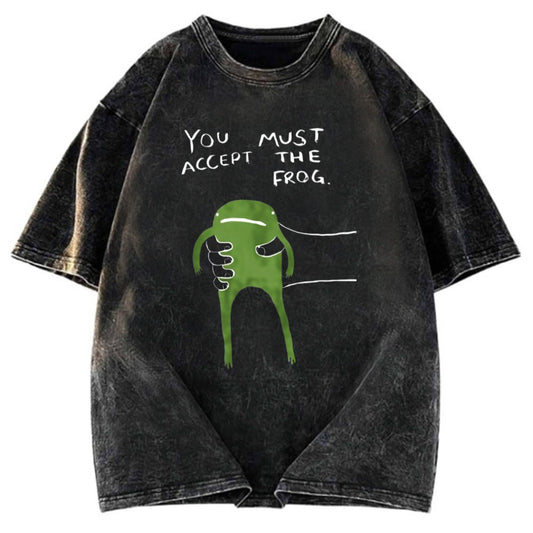 Tokyosol Give You Frog Washed T-Shirt