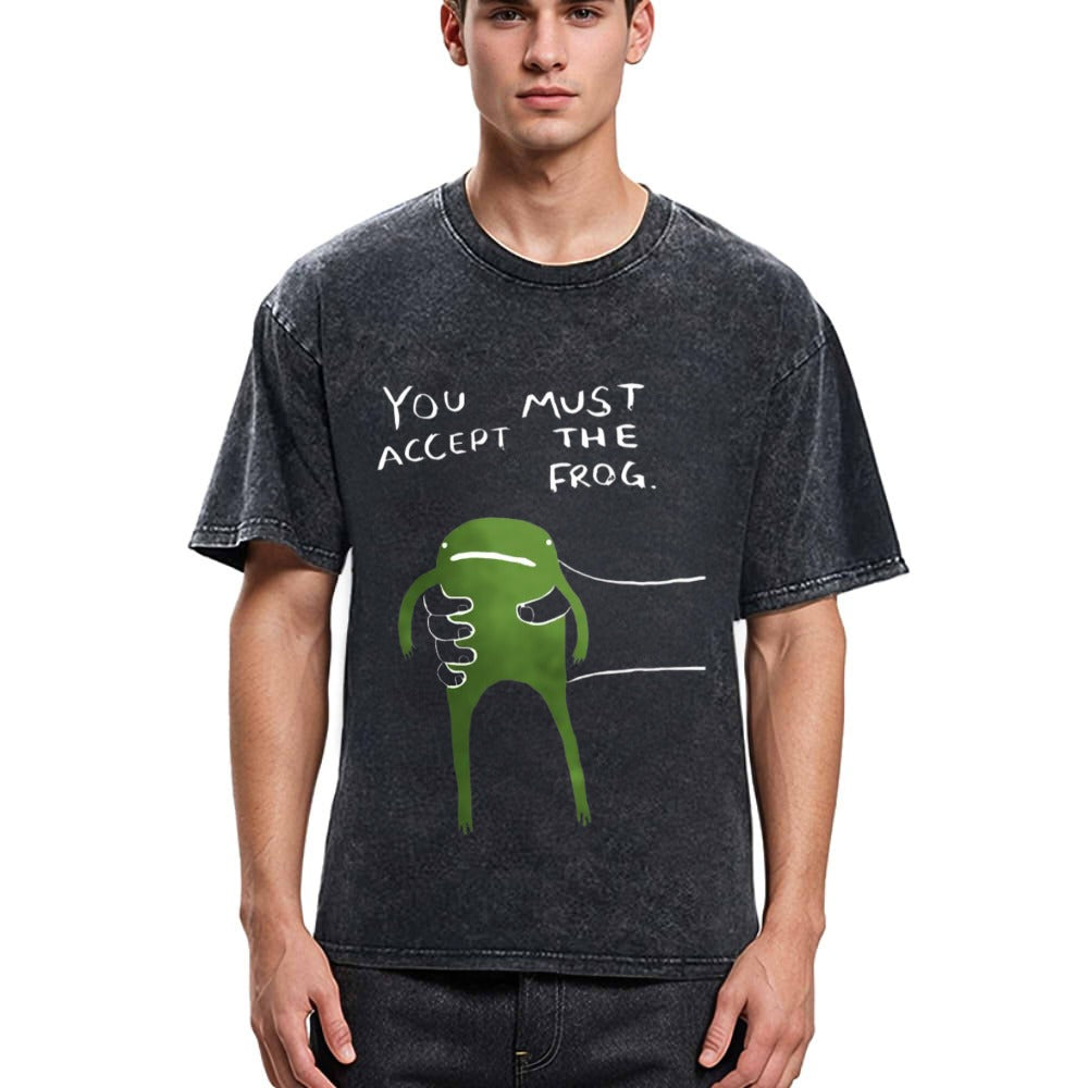 Tokyosol Give You Frog Washed T-Shirt
