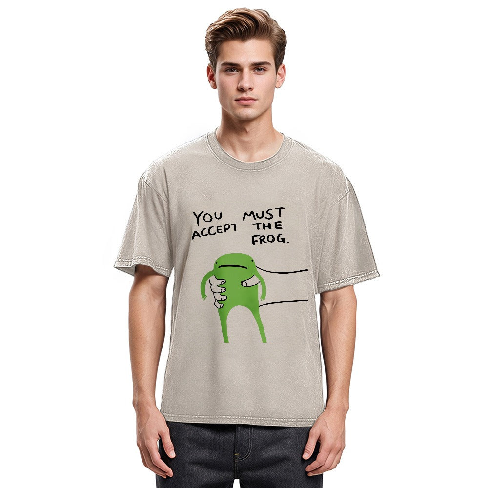 Tokyosol Give You Frog Washed T-Shirt