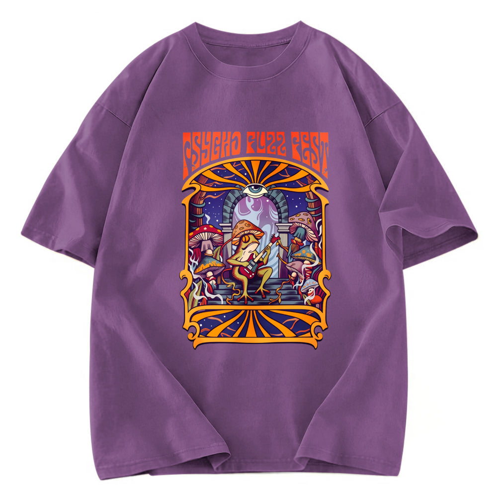 Tokyosol Psychedelic Frog Washed T-Shirt