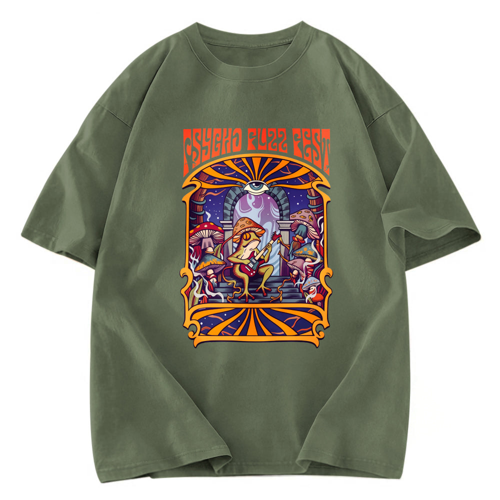 Tokyosol Psychedelic Frog Washed T-Shirt