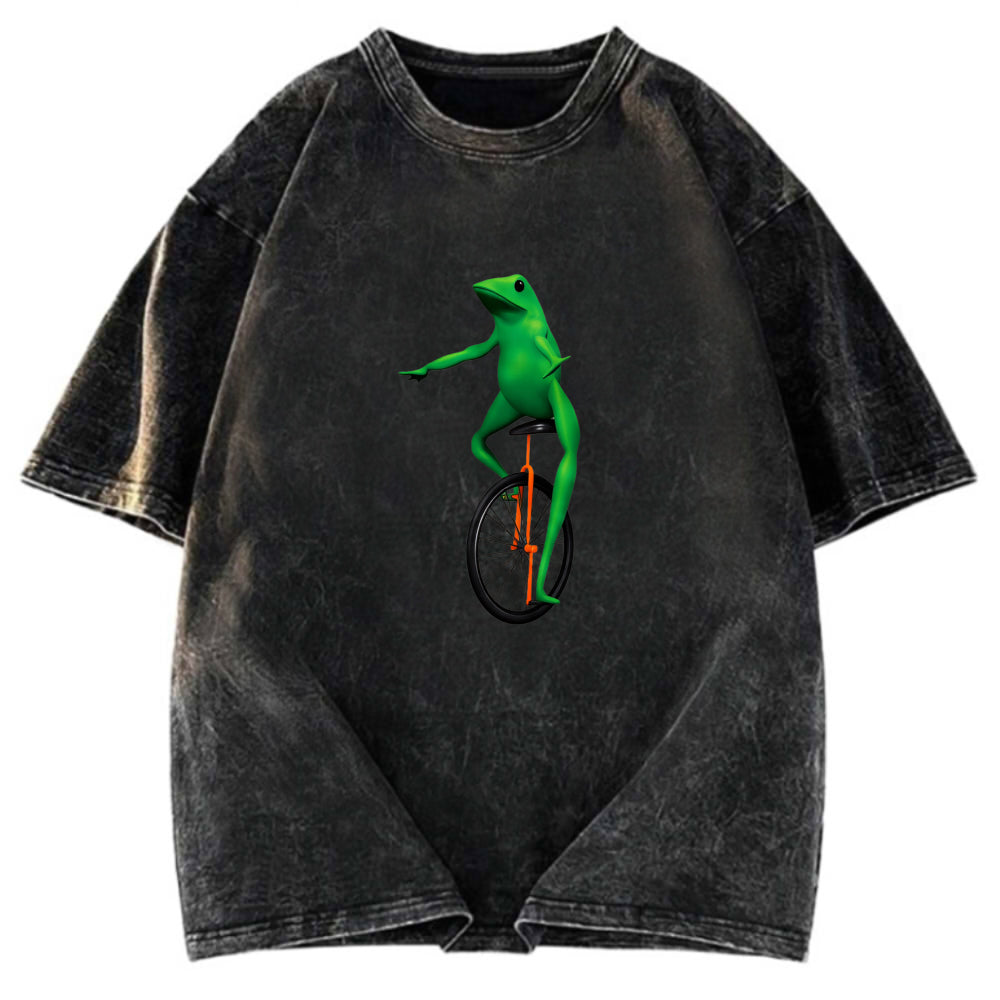 Tokyosol Dat Boi: Fog on Unicycle Washed T-Shirt