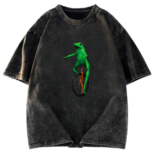 Tokyosol Dat Boi: Fog on Unicycle Washed T-Shirt