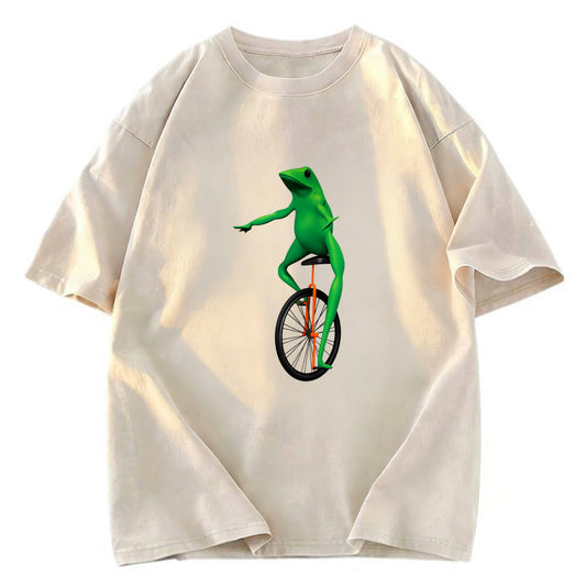 Tokyosol Dat Boi: Fog on Unicycle Washed T-Shirt