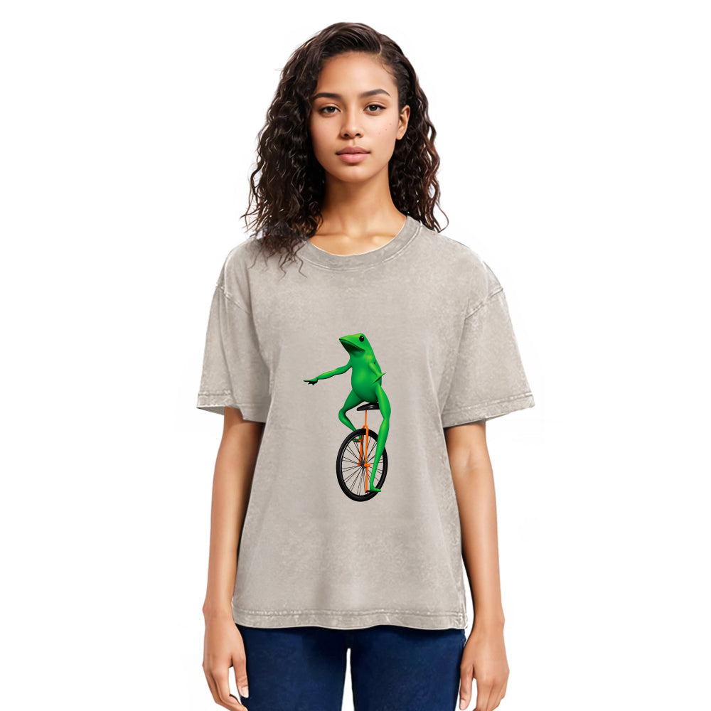 Tokyosol Dat Boi: Fog on Unicycle Washed T-Shirt