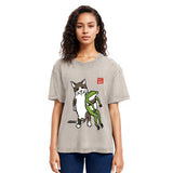 Tokyosol Cat Holding A Frog Classic T-Shirt